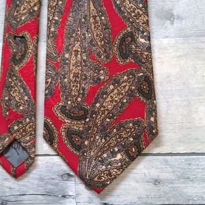 Vintage Red Robert Talbot Tie
